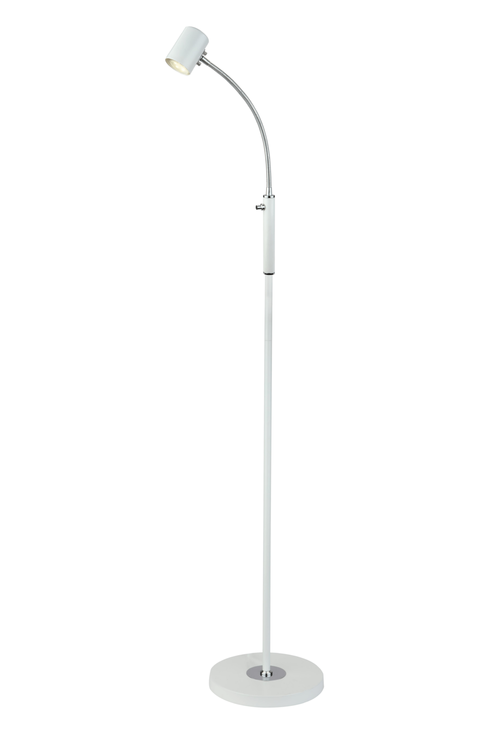 Balder Golvlampa 1:A, Vit/Krom - Aneta Lighting Aneta Lighting 69920-01 Lampbutik I Centrala Göteborg - Lighty